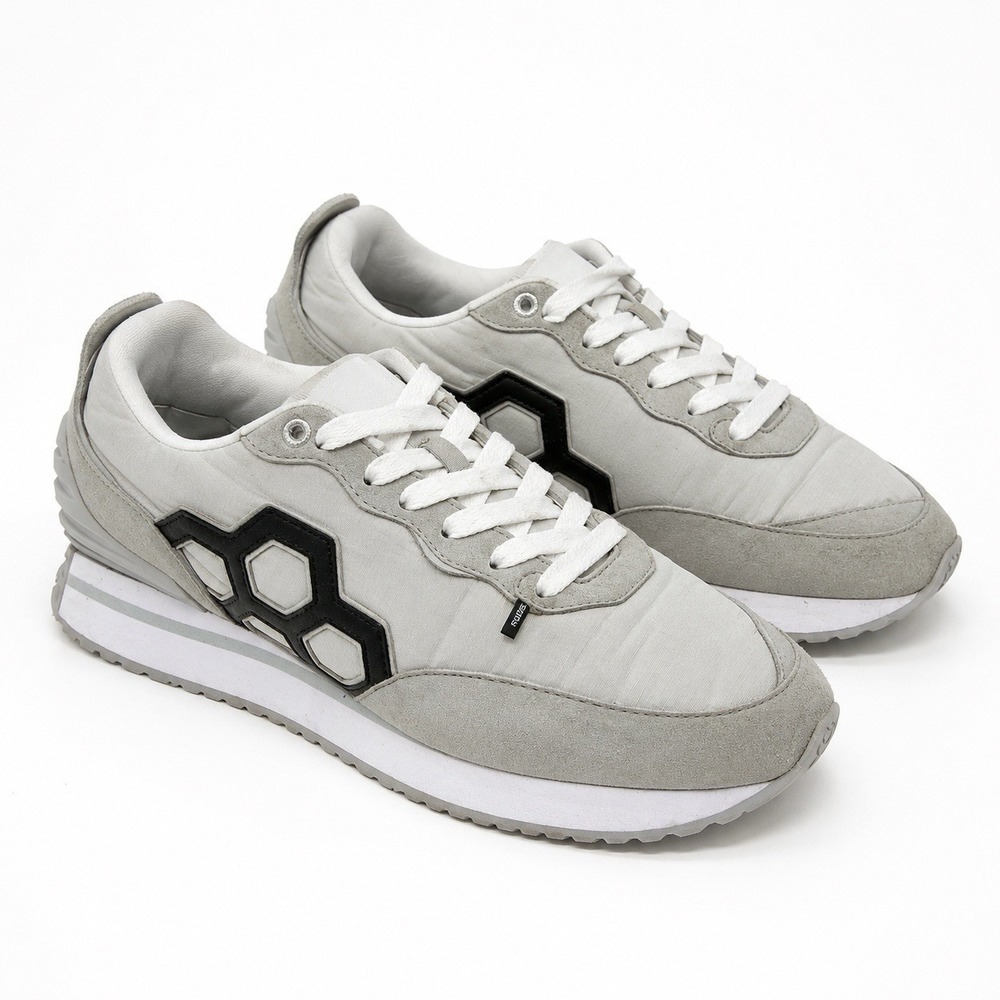 RUDIS Retro Street Adult Lifestyle Sneakers Tennis Shoes Gray Mens 10 Wm 11.5